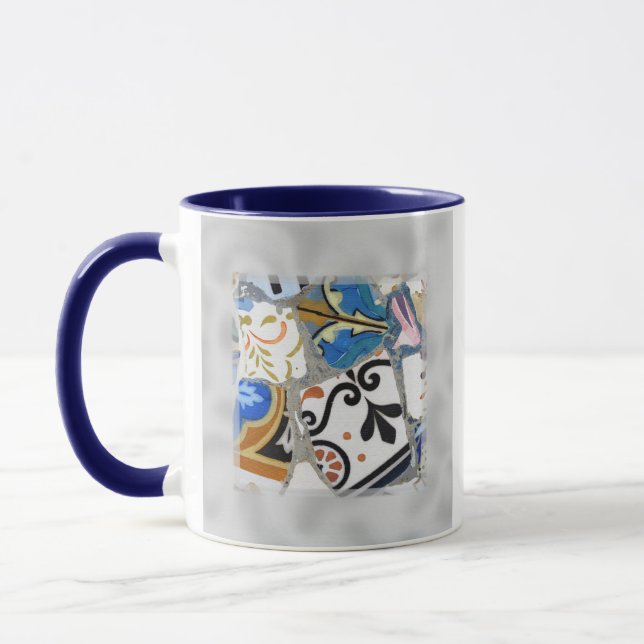 Mug Les mosaïques de Barcelone Gaudi se ferment (Gauche)