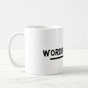 Mug Les mots sont durs