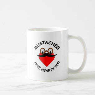 Mug Les moustaches ont aussi des coeurs