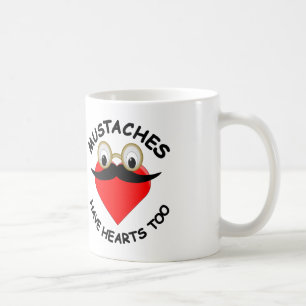 Mug Les moustaches ont aussi des coeurs