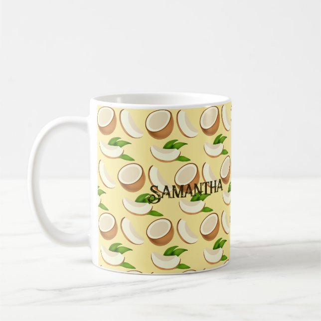 Mug Les noix de coco tropicales (Gauche)