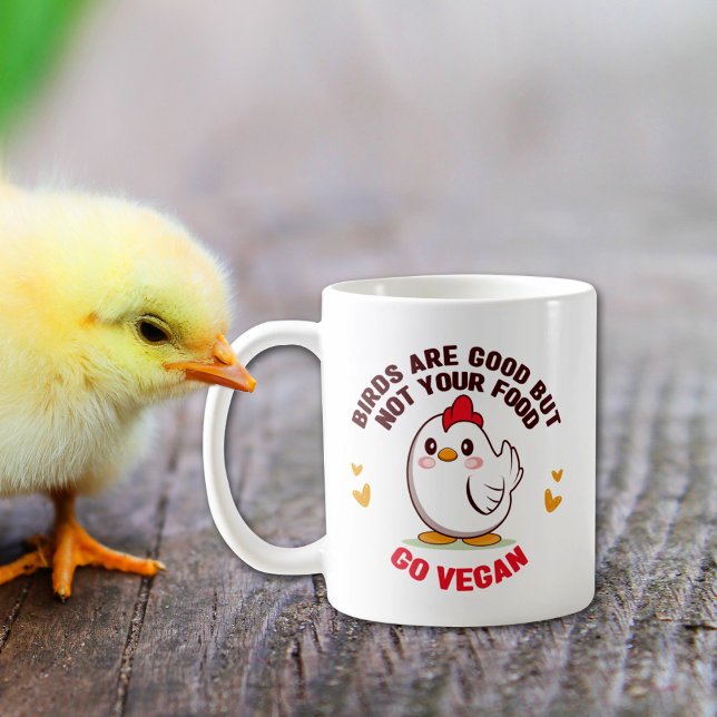 Mug Les oiseaux mignons sont bons mais pas votre nourr (Créateur téléchargé)