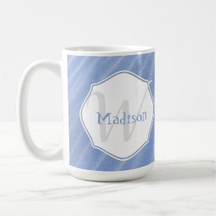 Mug Les ondulations de sable bleu personnalisent la Mu