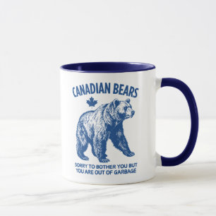 Mug Les Ours Canadiens Désolé De Vous Avoir Ennuyés, M