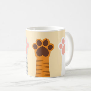 Mug Les pattes de chats en haut