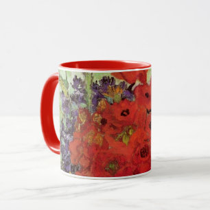 Mug Les pavots rouges et les marguerites de Vincent va