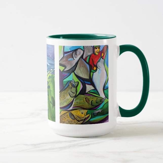 Mug Les peintures abstraites de Percy Avugiak (Droite)