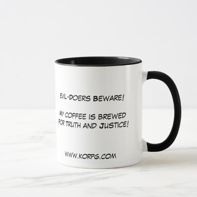 Mug Les personnages infâmes de KORPG prennent garde de (Droite)