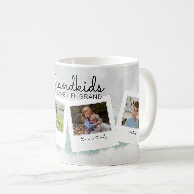 Mug Les petits-enfants font la vie grands-parents (Devant droit)