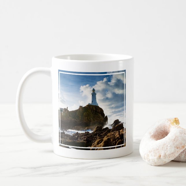 Mug Les phares | Les îles de la Corbière (Avec donut)