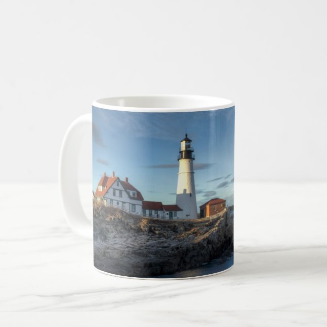 Mug Les phares | Portland Head Light Lighthouse (Devant gauche)