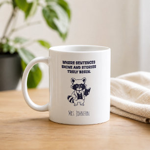 Mug Les phrases brillent histoires commencent vraiment