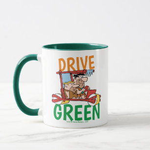 Mug Les Pierrafeu Fred & Barney - Drive Green