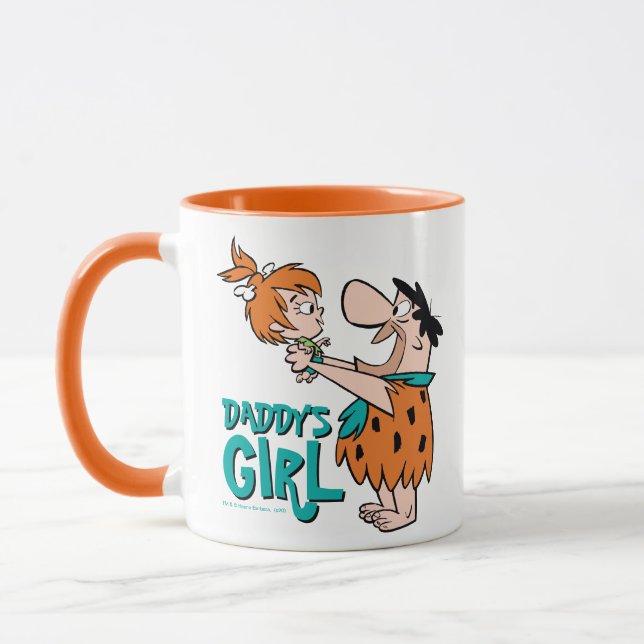Mug Les Pierrafeu | Fred & Pebbles - La fille de papa (Gauche)