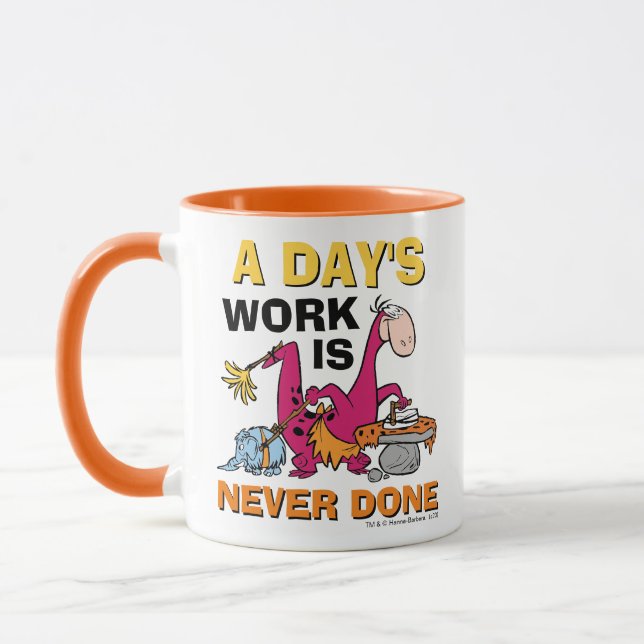 Mug Les Pierrafeu | Maison de nettoyage Dino (Gauche)