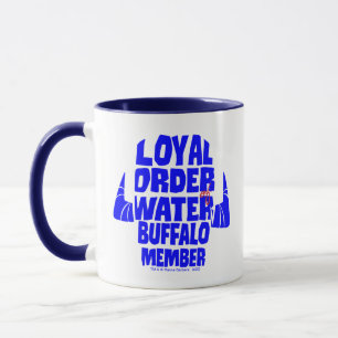 Mug Les Pierrafeu  Membre Loyal Order Water Buffalo