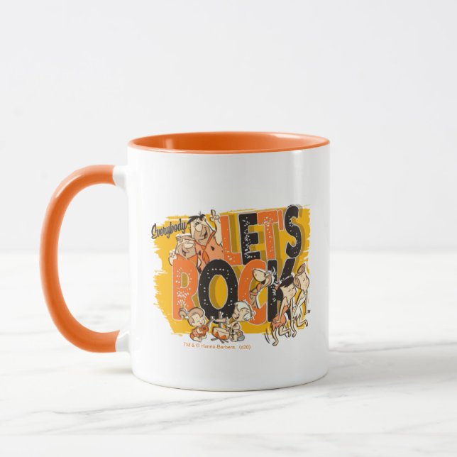 Mug Les Pierrafeu | Tout le monde Rock (Gauche)