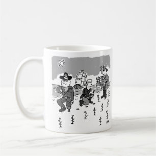 Mug Les pirates sont le jardinage. Poignée utilisée po