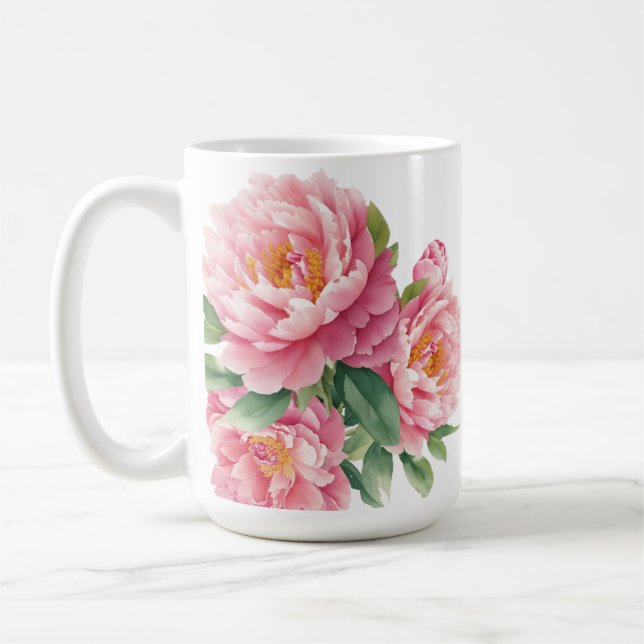 Mug Les pivoines (Gauche)