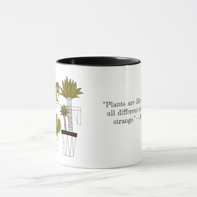 Mug Les plantes Sont Comme Les Gens (Centre)