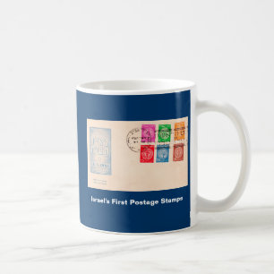Mug Les premiers timbres d'étape d'Israël