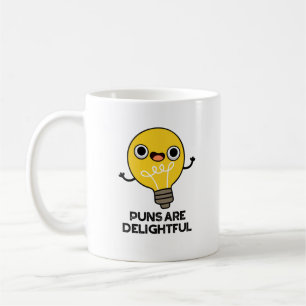 Mug Les Puns Sont De Délicieux Amusants Pun À Bulbe