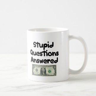 Mug Les questions ont répondu aux questions libres et