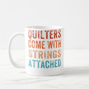 Mug Les quilteurs viennent avec des ficelles attachées