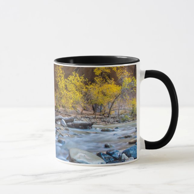 Mug Les rétrécissements de la rivière Virgin en automn (Droite)