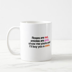Mug Les roses sont rouges, je t'offrirai un verre