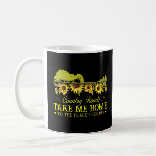 Mug Les routes du pays de tournesol m'amènent à la mai