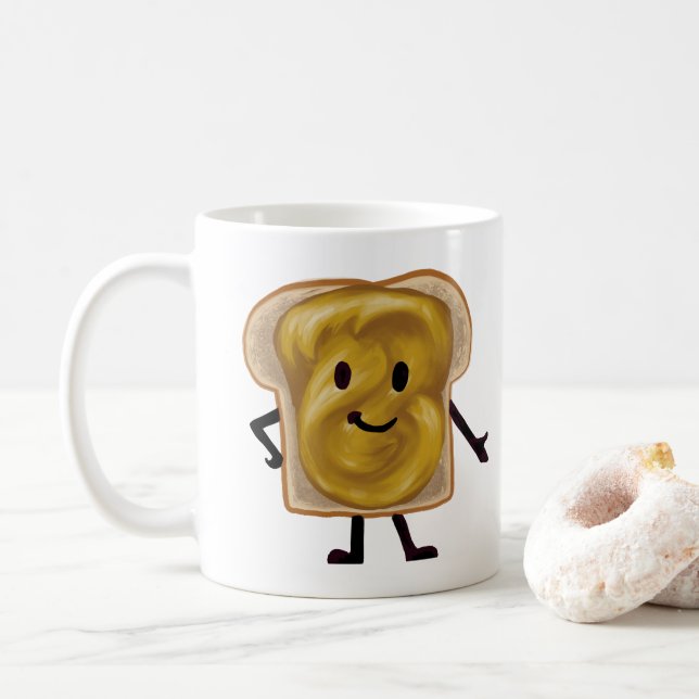 Mug Les salopes du beurre d'arachide et de la gelée (Avec donut)