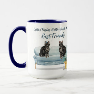 Mug Les saveurs de café sont meilleures...TabbyEditio