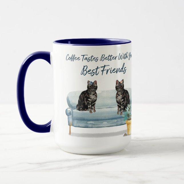 Mug Les saveurs de café sont meilleures...TabbyEdition (Gauche)