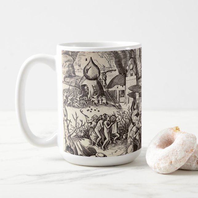 Mug Les sept péchés mortels - la cupidité (Avec donut)