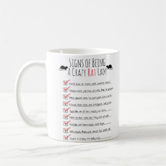 Mug Les signes d'être une folle dame