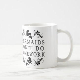 Mug les sirènes ne font pas le noir de travail/tasse
