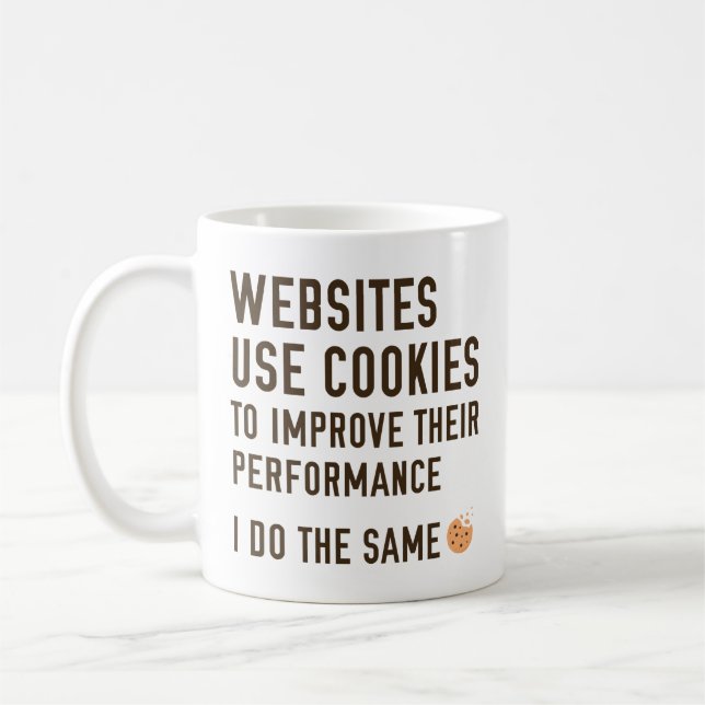 Mug Les sites Web utilisent des cookies (Gauche)