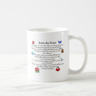 Mug Les soeurs sont pour toujours poème