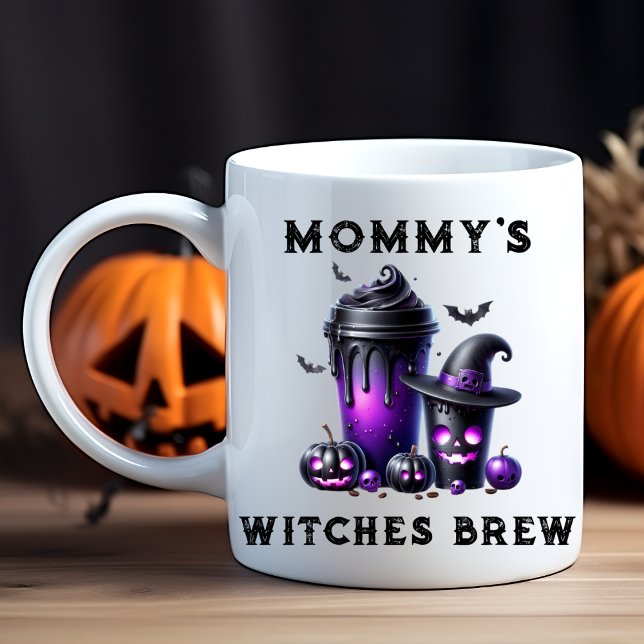 Mug Les sorcières de maman mignonne brassent Halloween (Créateur téléchargé)