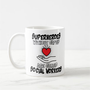 Mug Les super-héros sans caps sont des travailleurs so