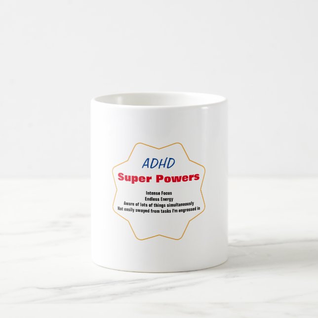 Mug Les super pouvoirs du TDAH (Centre)