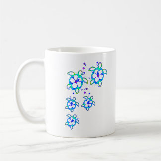 Mug Les tortues hawaïennes du littoral Honu