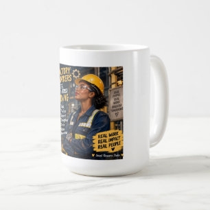 Mug Les travailleurs d'usine font tourner le monde