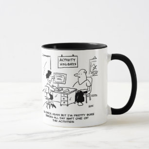 Mug Les vacances d'activités n'incluent pas de boire t