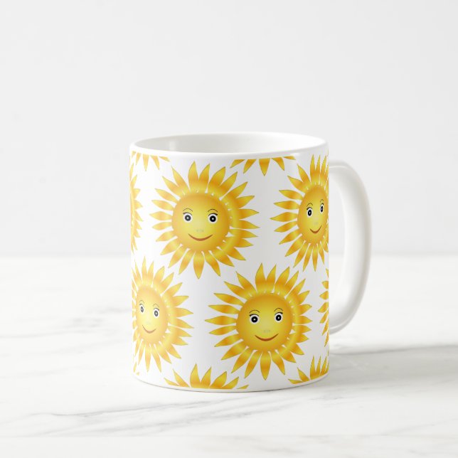 Mug Les visages du soleil (Devant droit)