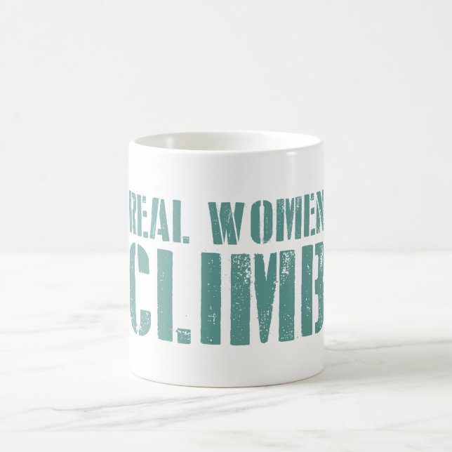 Mug Les vraies femmes grimpent (Centre)