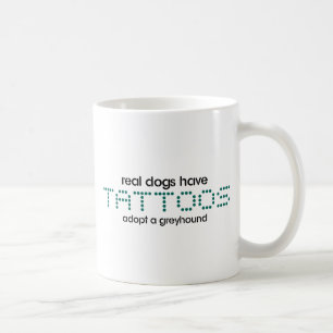 Mug Les vrais chiens ont des tatouages