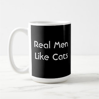Mug Les vrais hommes aiment le noir de chats
