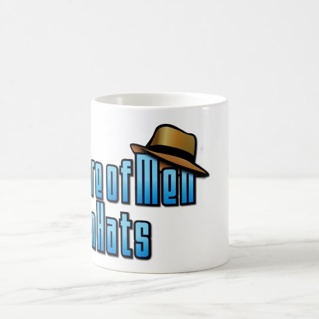Mug Les vrais hommes portent des Casquettes (Centre)